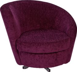 HOME - Tilly - Fabric Chair - Wine